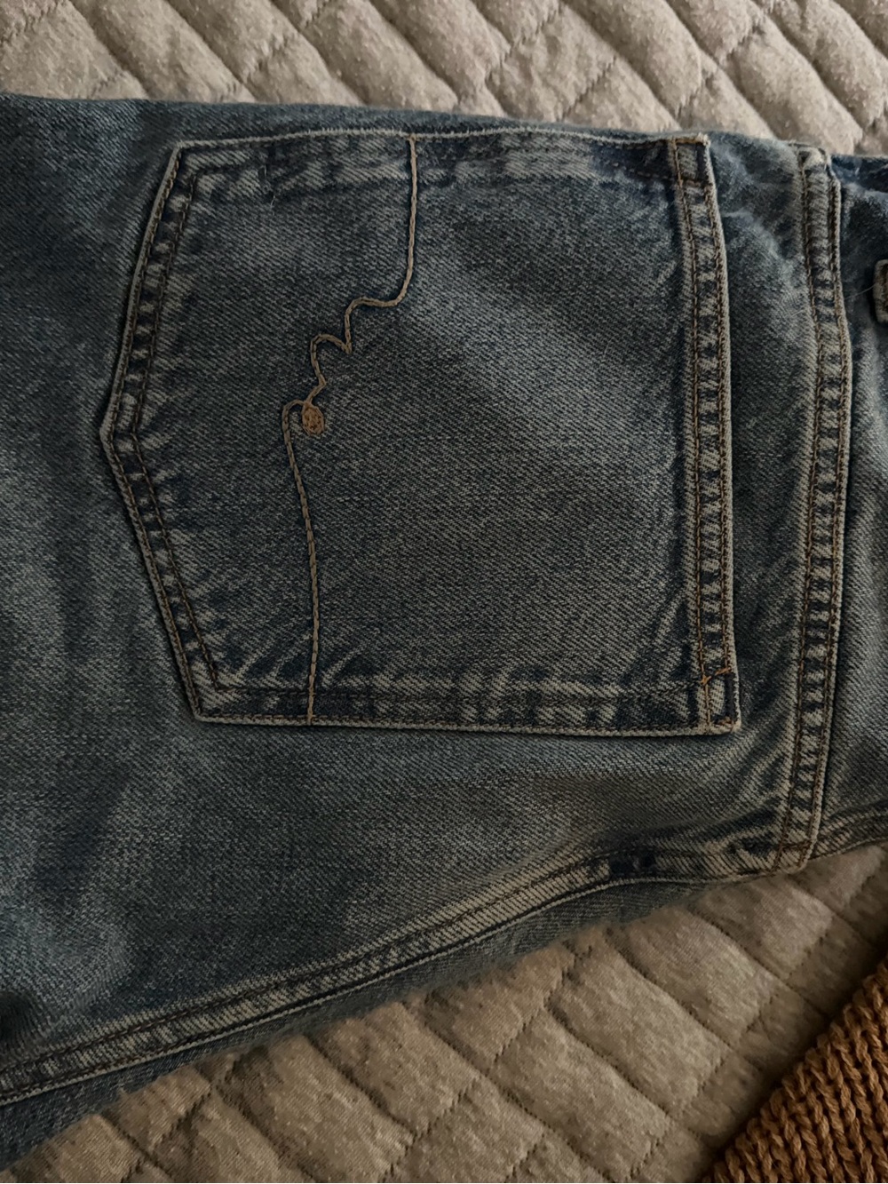 Free People We The Free Eden High Slouchy Jeans 26 Wide Leg 100% Cotton Boho - Picture 3 of 3